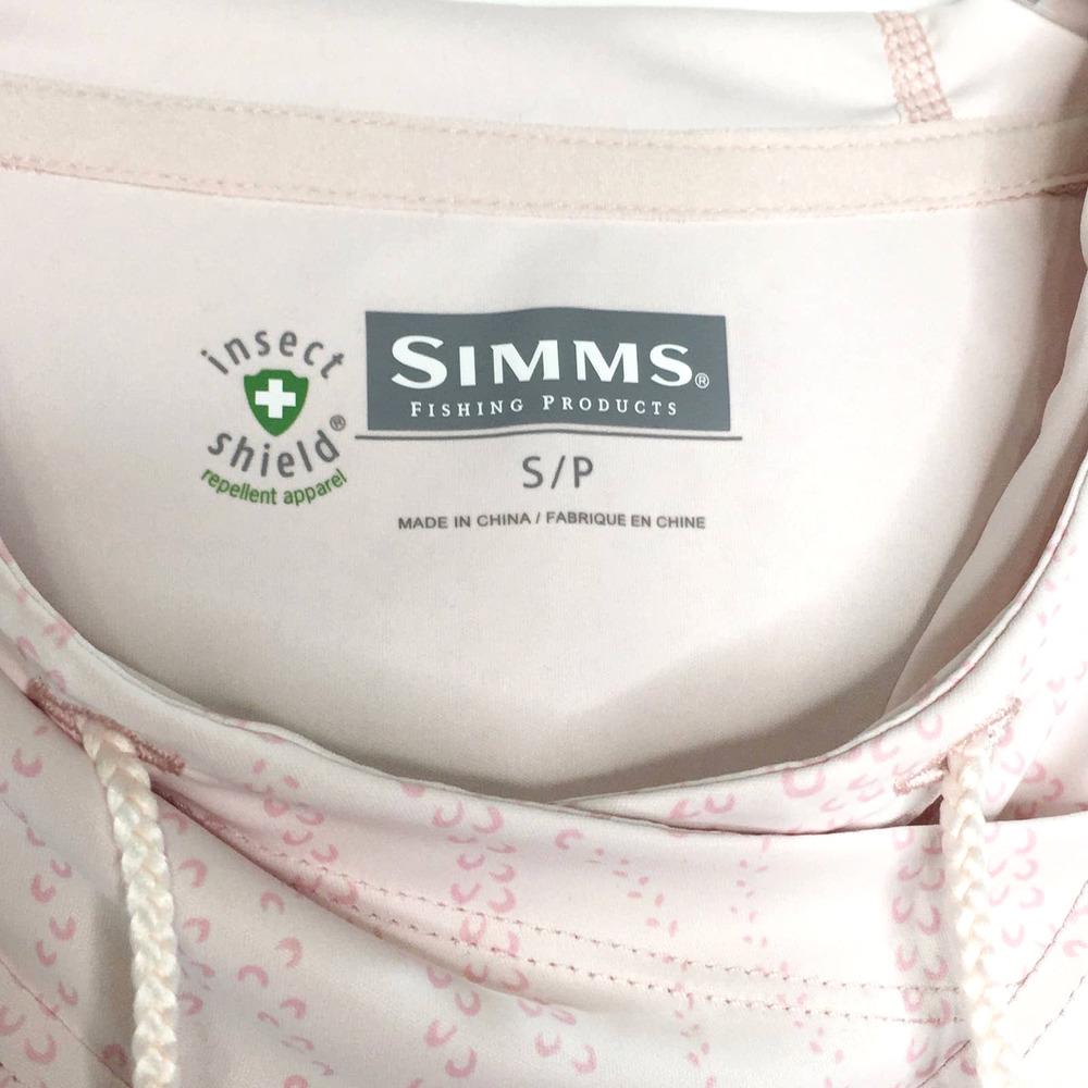 Simms Light Pink Hooded Performance Pullover - Picture 7 of 11